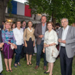 Darko Topalski na prijemu u bašti Francuske Ambasade u Beogradu