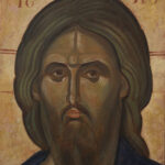 Православна Икона - Исус - уље на платну - уметник Дарко Топалски