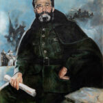 Dragoljub-Draža Mihailović - Čiča - Umetnička slika portret po narudzbini 65x50cm Ulje na platnu .- umetnik Darko TOPALSKI